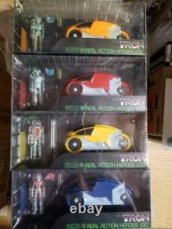 Medicom Toy Real Action Heroes 100 Tron Japan Rare Unopened Full Set FedEx U