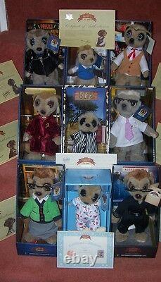 Meerkat Toys Full Set Of Original 9 + Immeergration Papers