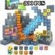 Minecraft Magnetic Building Blocks Set Mine World Stem Toy For Kids 3+