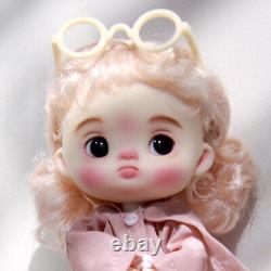 Mini BJD Doll Full Set Cute Girl Doll and Wig Clothes Shoes Full Set Kids Toy