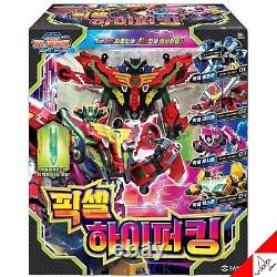 Miniforce Pixelpower Pixel HYPER KING 4 in 1 Transformer Robot Full Set Toy 2024