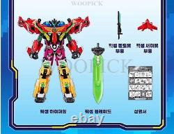 Miniforce Pixelpower Pixel HYPER KING 4 in 1 Transformer Robot Full Set Toy 2024