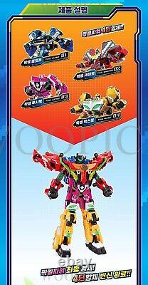 Miniforce Pixelpower Pixel HYPER KING 4 in 1 Transformer Robot Full Set Toy 2024