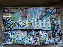 Mint Full Set Of Uk Lego Star Wars Magazine Edns 1-58 & All Lego Toys Gifts Pack