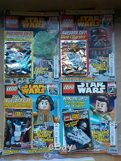 Mint Full Set Of Uk Lego Star Wars Magazine Edns 1-58 & All Lego Toys Gifts Pack