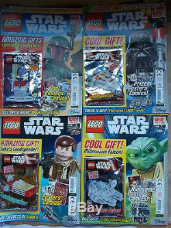 Mint Full Set Of Uk Lego Star Wars Magazine Edns 1-58 & All Lego Toys Gifts Pack