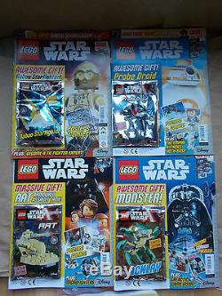 Mint Full Set Of Uk Lego Star Wars Magazine Edns 1-58 & All Lego Toys Gifts Pack