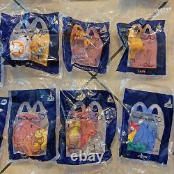 NEW SEALED FULL SET McDonalds Walt Disney 50th Anniversary Happy Meal Toys w Box