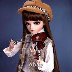 New 1/3 BJD Doll 60cm Ball Jointed Female Body with Full Set Clothes Outfits Toy