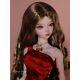 New 1/4 Resin Bjd Sd Ball Jointed Doll Girl Red Dress Gift Full Set Handmade Toy