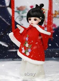 New BJD 1/6 (26cm.) Flexible Resin Figure toy Fullset fashion doll
