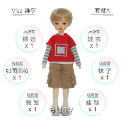 New Handmade 1/6 Resin BJD Ball Jointed Doll Sports Clothes Shoes Wig Girls Toys
