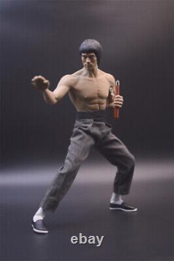 New Stock 1/6 Bruce Lee Full Set Movable Figure Model Toy with Head Body Clothes