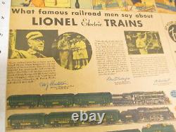 Newspaper ad 1932 LIONEL TRAIN engine set toy S. E. Godshall HOW TOM comic FULL