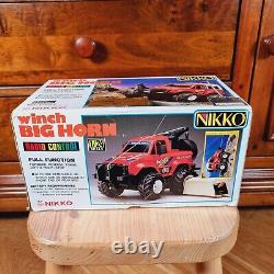 Nikko Winch Big Horn Remote Control Fully Tested And Working Full Set