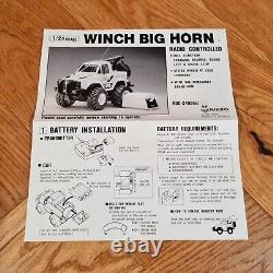 Nikko Winch Big Horn Remote Control Fully Tested And Working Full Set