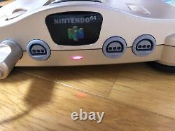 Nintendo 64 Gold Consoles Controller Full Set NUS-001 Japan N64 Toys R Us