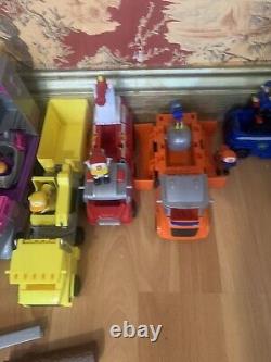 Paw Patrol Big Truck Pup Truck Stop HQ Al's Deluxe Big Truck Full Set Trucks X 6