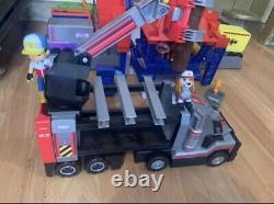 Paw Patrol Big Truck Pup Truck Stop HQ Al's Deluxe Big Truck Full Set Trucks X 6