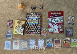 Pokemon collecter set with vintage cards, full art trainers, books, toys