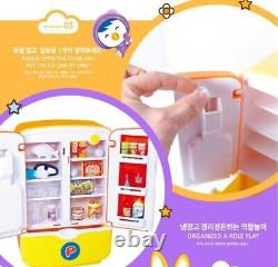 Pororo Baby Refrigerator Role Play Set Kids Toy Full Set +Express Ship