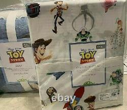 Pottery Barn Kids Disney Pixar TOY story QUEEN QUILT shams SHEET SET