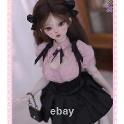 Pretty Girl 1/4 Resin BJD SD Ball Joint Dolls Joan Eyes Face Makeup Full Set Toy