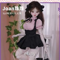 Pretty Girl 1/4 Resin BJD SD Ball Joint Dolls Joan Eyes Face Makeup Full Set Toy