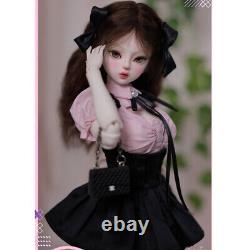 Pretty Girl 1/4 Resin BJD SD Ball Joint Dolls Joan Eyes Face Makeup Full Set Toy