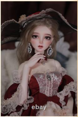 Princess 25 1/3 Resin BJD SD Jointed Doll Women Girl Handmade Gift Full Set Toy