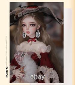 Princess 25 1/3 Resin BJD SD Jointed Doll Women Girl Handmade Gift Full Set Toy