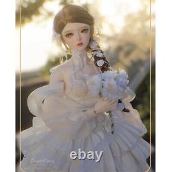 Princess Girl 1/3 BJD Doll Resin Joint Gift Face Makeup Wig Full Set Clothes Toy