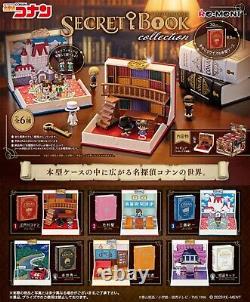 RE-MENT Detective Conan SECRET BOOK Collection Toy 6 Types Full Comp Set New
