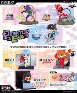 RE-MENT Evangelion DesQ DESKTOP EVA Collection Toy 6 Types Full Comp Set Figure