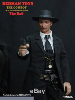 REDMAN TOYS RM034 The Cowboy The Bad 1/6 Scale Full Sets Male Figure Collectible