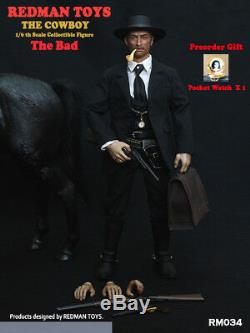 REDMAN TOYS RM034 The Cowboy The Bad 1/6 Scale Full Sets Male Figure Collectible