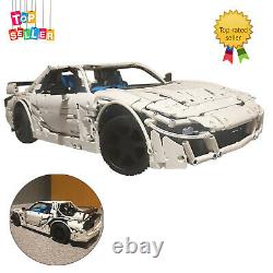 RX7 FD Sports Car with Full Interior 18 Scale Model Building Blocks Toys Set