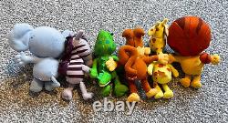 Raa Raa The Noisy Lion Soft Toys Plush Full Set Of 6 Rare