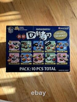 Re-Ment 2006 Miniature Sushi Bar Full set of 10 sets RARE Rement SEALED