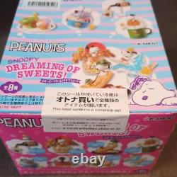 Re-Ment Peanuts Snoopy Dreaming of Sweets! 1 BOX 8 Figures Full Set Miniature
