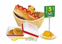 Re-ment Sanrio Gudetama Burger Shop miniature toy 8pc Full set from Japan