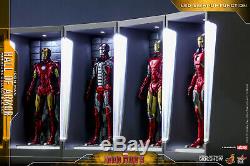 Ready! Hot Toys Iron Man 3 Miniature Figure Hall Of Armor Full Set of 7 New