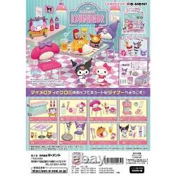 Rement My Melody Kuromi tokimeki DINER Sanrio Miniatures Full Set of 8 New Gift