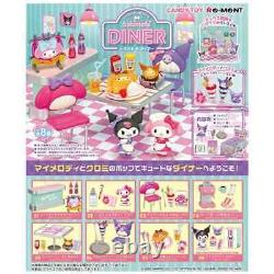 Rement My Melody Kuromi tokimeki DINER Sanrio Miniatures Full Set of 8 New Gift