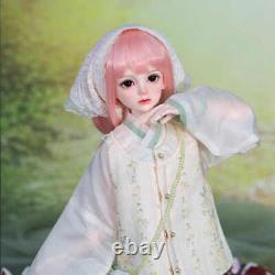 Resin Body Full Set 1/4 BJD Doll Face Makeup Pretty Girl Toy Traditional Outfits