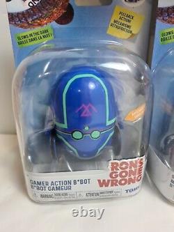 Rons Gone Wrong Bbot Toy lot, 5 figures, full set