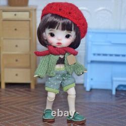 SISON BENNE 1/12 BJD Toy Full Set Handmade Doll Head Body and Clothes Makeup