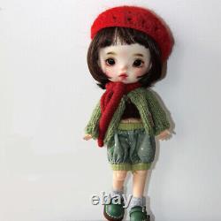 SISON BENNE 1/12 BJD Toy Full Set Handmade Doll Head Body and Clothes Makeup