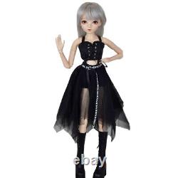 SISON BENNE 1/3 BJD Toy 24inch Girl Doll with Fashion Clothes Makeup Full Set