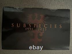 SUBSPECIES 1991 2023 Deluxe Coffin Box Full Moon 6 Blu-Ray Set + CD + Toy